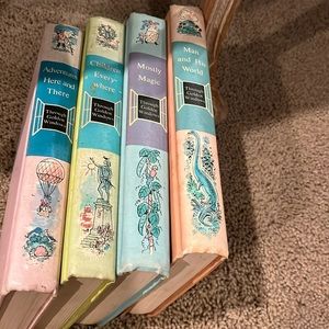 Set of FOUR  1958 Vintage Children's Book Through Golden Windows